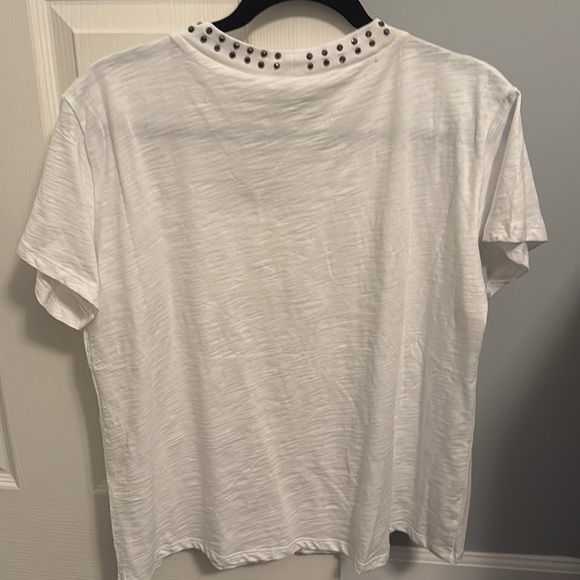 LNA CLOTHING Studded white tee XL - Picture 5 of 6
